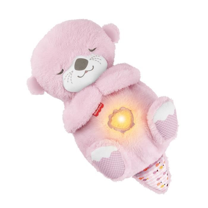 Fisher-Price - Ma Loutre Câlins Bonne Nuit - Peluche et veilleuse - Rose - Fisher-Price - JLJ33