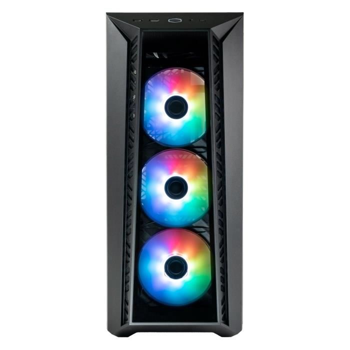 Gaming Case - COOLER MASTER - MasterBox MB520 - Glass Front - ARGB - 3x120mm