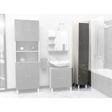 CORAIL Colonne de salle de bain L 30 cm - Gris laquÈ