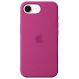 APPLE - iPhone 16E - Coque en silicone - Fuchsia