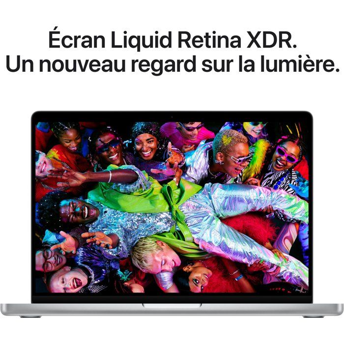 APPLE - 14'' MacBook Pro M5 - RAM 24Go - Stockage 1To SSD - CPU 10 coeurs - GPU 10 coeurs - Argent