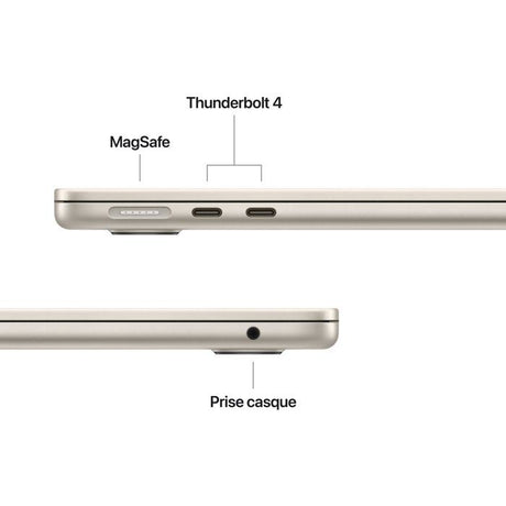Apple - 13,6 MacBook Air M5 (2026) - RAM 16Go - Stockage 1To - CPU 10 coeurs - GPU 10 coeurs - Lumiere Stellaire