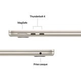 Apple - 13,6 MacBook Air M5 (2026) - RAM 24Go - Stockage 1To - CPU 10 coeurs - GPU 10 coeurs - Lumiere Stellaire