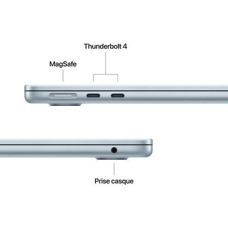 Apple - 13,6 MacBook Air M5 (2026) - RAM 16Go - Stockage 1To - CPU 10 coeurs - GPU 10 coeurs - Bleu Ciel