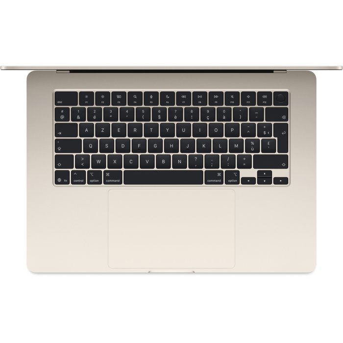 Apple - 15,3 MacBook Air M5 (2026) - RAM 16Go - Stockage 512Go - CPU 10 coeurs - GPU 10 coeurs - Lumiere Stellaire