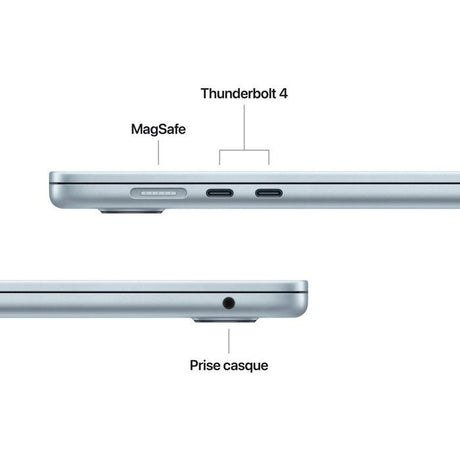 Apple - 15,3 MacBook Air M5 (2026) - RAM 16Go - Stockage 512Go - CPU 10 coeurs - GPU 10 coeurs - Bleu Ciel