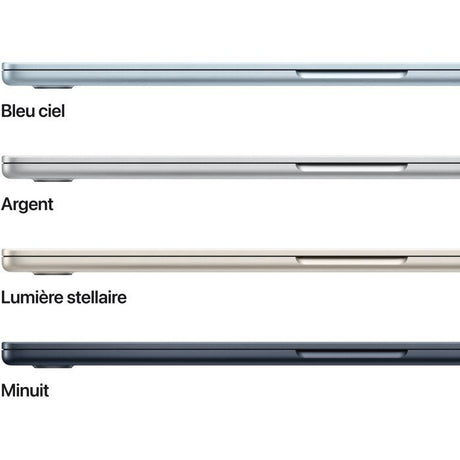 Apple - 15,3 MacBook Air M5 (2026) - RAM 16Go - Stockage 1To - CPU 10 coeurs - GPU 10 coeurs - Bleu Ciel