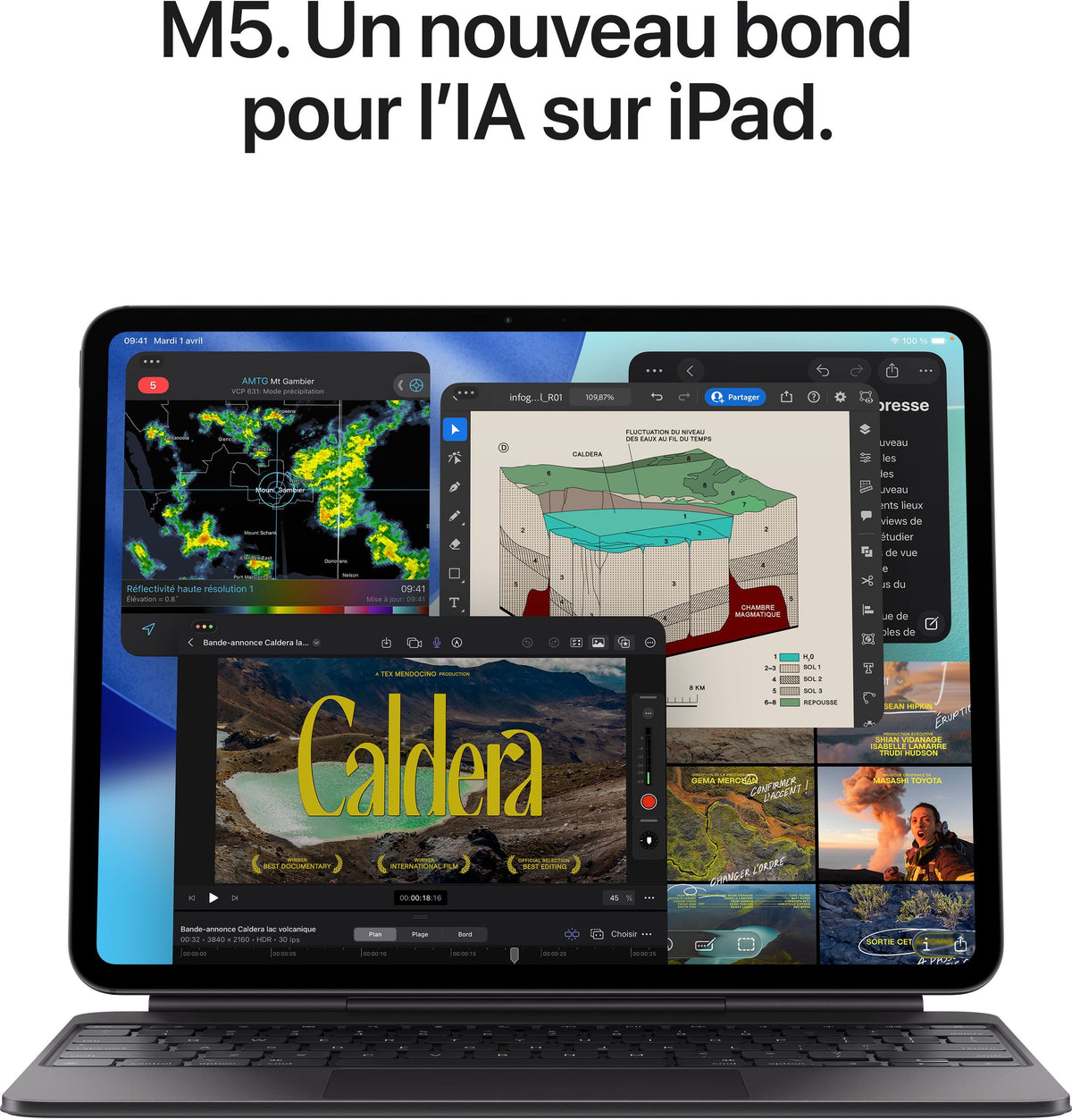 APPLE - iPad Pro M5 - 11 - Wi-Fi - 2 To - Verre nano-texturé - Space Black