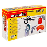 Kit d'accessoires air comprimé - MECAFER - 9179151 - Pistolet peinture, Soufflette, Pulvérisateur tous liquides
