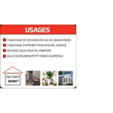 MECAFER Chauffage cÈramique soufflant MH2000 - 2000 W