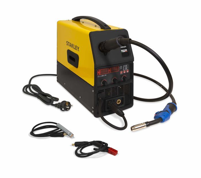 Inverter welding machine VIP 200A Multi Process 4 in 1 - STANLEY - MMA, MIG GAS, MIG NO GAS, TIG - 10A to 200A