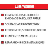 MECAFER Poste a souder a l'arc Shunt 130 A PS130