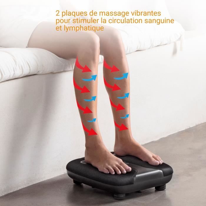 Masseur energisant 2 en 1 pieds et jambes - MEDISANA - LM 100 - Shiatsu + shaking stimulant - 2 intensités + chauffant - Noir