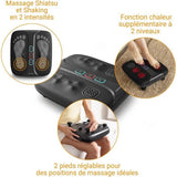 Masseur energisant 2 en 1 pieds et jambes - MEDISANA - LM 100 - Shiatsu + shaking stimulant - 2 intensités + chauffant - Noir