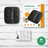 Masseur energisant 2 en 1 pieds et jambes - MEDISANA - LM 100 - Shiatsu + shaking stimulant - 2 intensités + chauffant - Noir