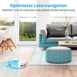 Aspirateur laveur robot X10 SW MEDION MD11782 - 120 min - 2700 Pa - 400 ml - Blanc