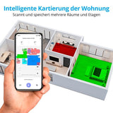 Aspirateur laveur robot X10 SW MEDION MD11782 - 120 min - 2700 Pa - 400 ml - Blanc