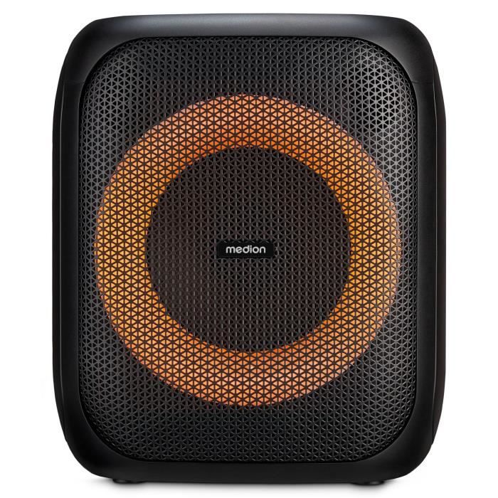 Enceinte - MEDION - Compact - 50W RMS - Anneau LED multicolore