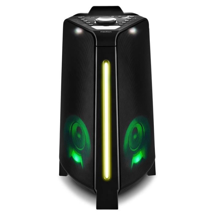 Enceinte - MEDION - Standard - 2x22W RMS - Anneau LED multicolore & Stroboscopique