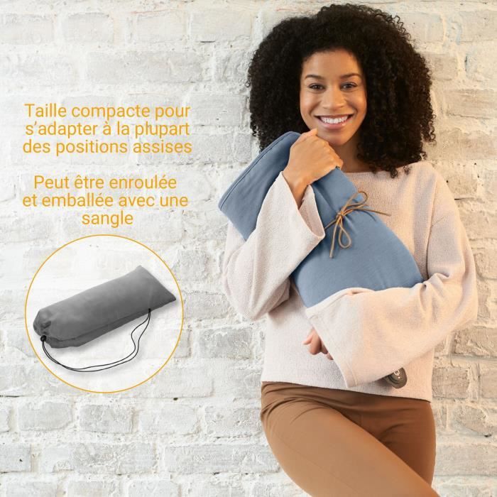 Couverture chauffante exterieure sans fil - MEDISANA - OL 850 - 10 W - Bleu