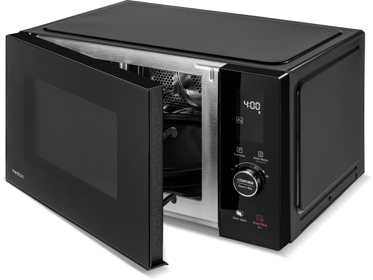 Micro-ondes - MEDION - MD12041 - Noir - 25 L - 4 en 1 avec fonction gril et convection