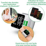 Tensiometre de poignet connecté - MEDISANA - BW 360 - 1,5 V - Dispositif médical certifié - Blanc