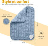 Coussin chauffant ultra doux - MEDISANA - HP 515 - 100 W - 4 réglages - Bleu