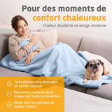 Couverture chauffante reversible - MEDISANA - HB 415 - 120 W - 9 réglages - 180 x 130 cm - Bleu