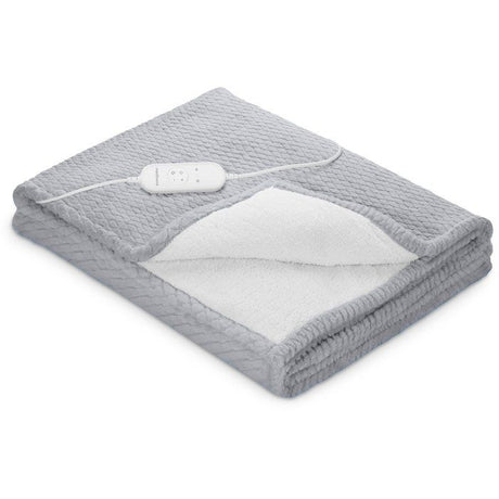 Couverture chauffante reversible - MEDISANA - HB 416 - 120 W - 9 réglages - 180 x 130 cm - Gris