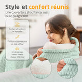 Couverture chauffante reversible - MEDISANA - HB 417 - 120 W - 9 réglages - 180 x 130 cm - Vert