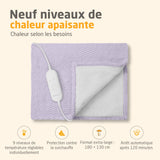 Couverture chauffante reversible - MEDISANA - HB 418 - 120 W - 9 réglages - 180 x 130 cm - Violet