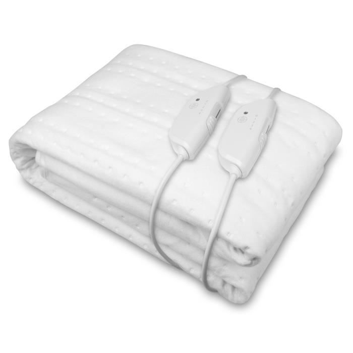 Surmatelas chauffant – Chauffe-lit 2 places– medisana HU 676 – lavable – 4 niveaux de températures - arret automatique – 150x160cm