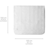 Surmatelas chauffant  Chauffe-lit 2 places medisana HU 676  lavable  4 niveaux de températures - arret automatique  150x160cm