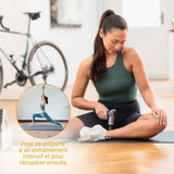 Pistolet de massage chaud & froid - MEDISANA - MG 560 - 10 intensités de percussion - 3 niveaux - 4 accessoires - Noir