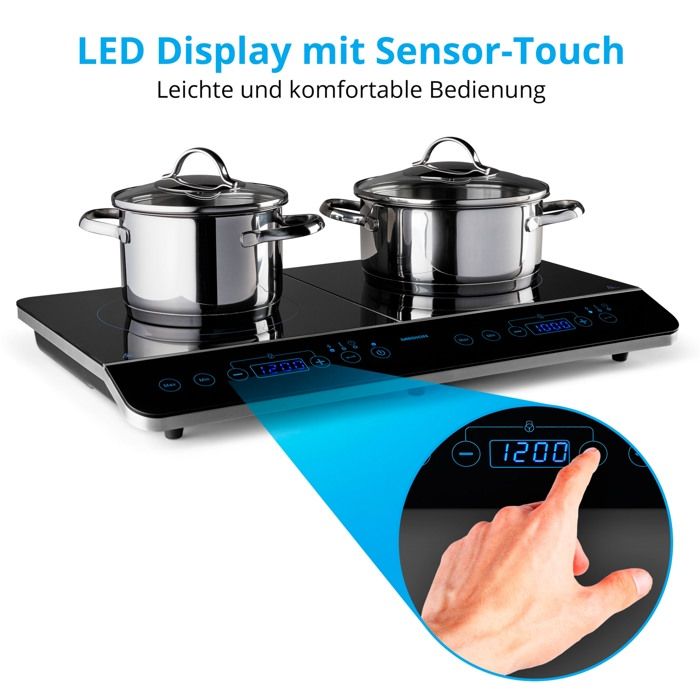 Plaque induction posable - MEDION - MD 15324 - 2 Feux - L 60,3 x P 35,5 cm