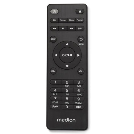Mini Chaîne HiFi - MEDION - Radio Internet DAB/FM - Lecteur CD - 2x150W - Noir