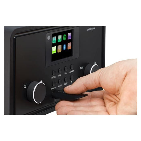 Radio Internet - MEDION - DAB - Bluetooth - 2x10W RMS - Noir