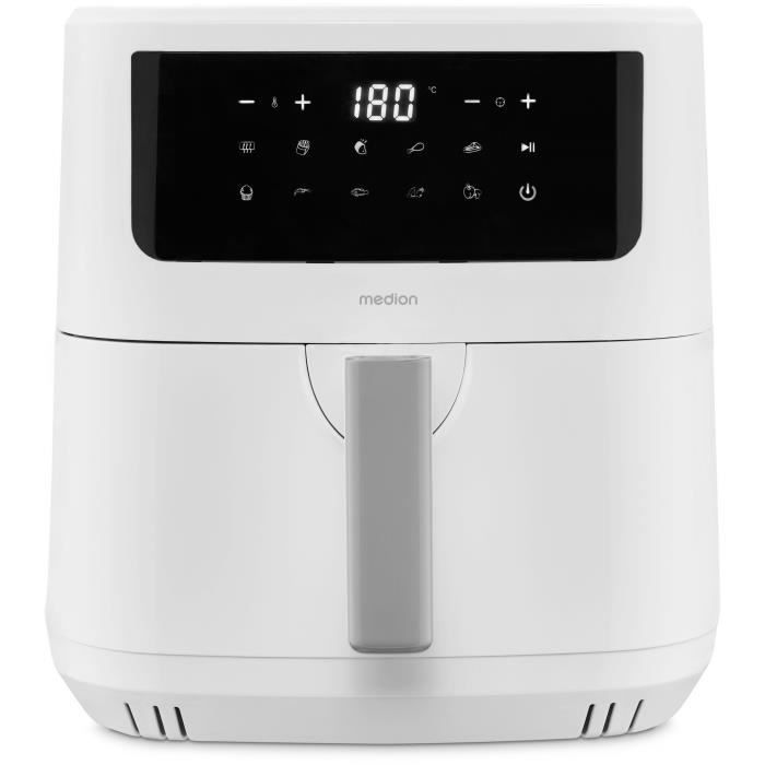 Hot Air Fryer - MEDION - 50073000 - 2150 W - Touch screen - 9 programs - White