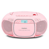 Radio CD - MEDION - FM - 2x2,2W RMS - Rose