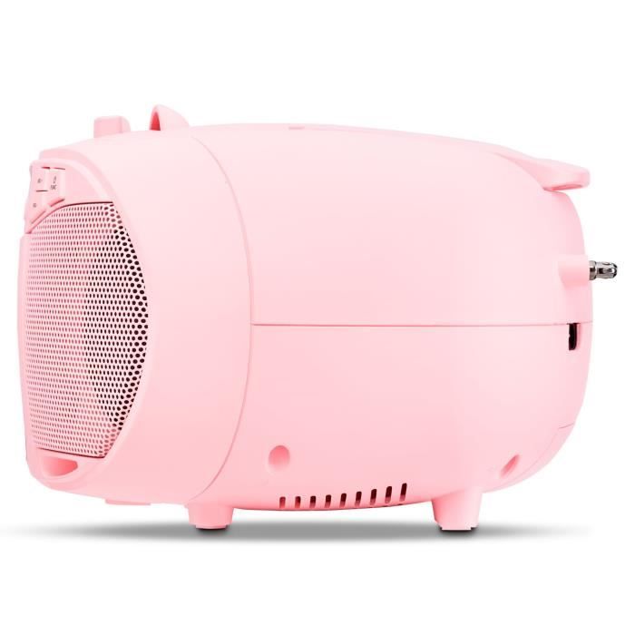 Radio CD - MEDION - FM - 2x2,2W RMS - Rose