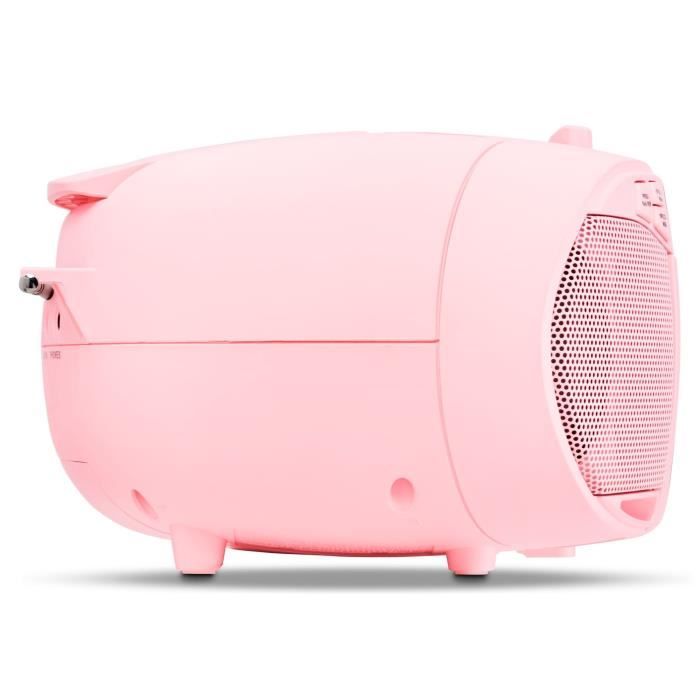 Radio CD - MEDION - FM - 2x2,2W RMS - Rose