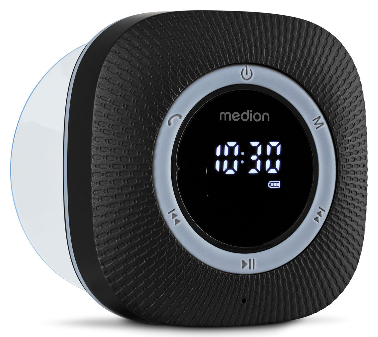 Radio de Douche - MEDION - FM - Bluetooth - IPX6 - Ventouse de fixation - Noir