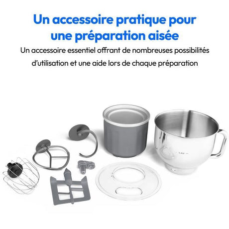 Robot pâtissier - MEDION - MD18420 - 1200 W - 5 L - 8 vitesses - Bol a glace - Noir