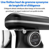 Robot pâtissier - MEDION - MD18420 - 1200 W - 5 L - 8 vitesses - Bol a glace - Noir