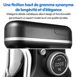 Robot de cuisine 3-en-1- MEDION - MD18430 - 1200 W - 5 L - 8 vitesses - Fonction hachoir - Noir