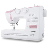 Machine a Coudre - MEDION - SM 60 - 62W - 24 Points + Points Doubles - 700 tr/min - LED - Rose