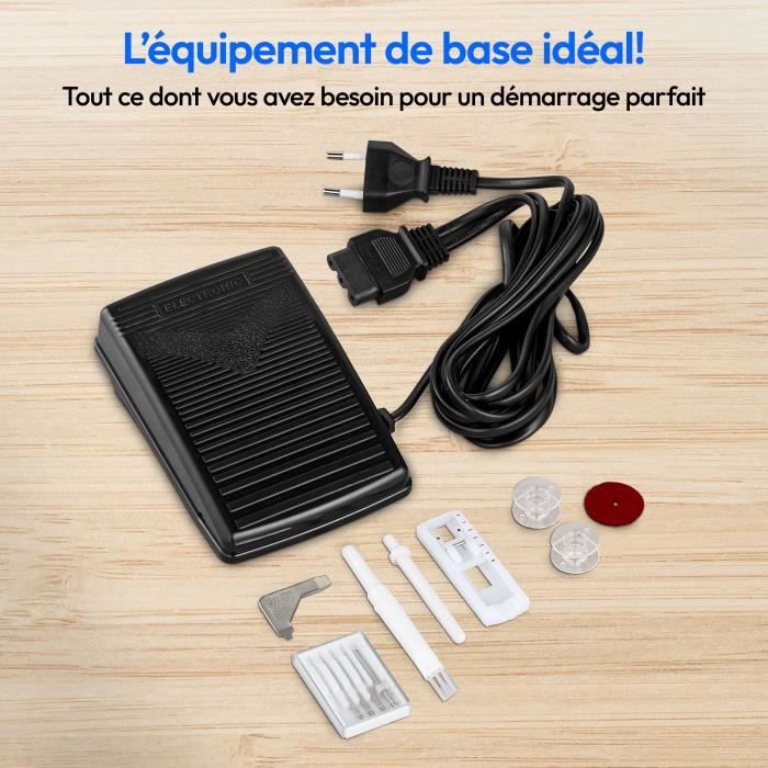 Machine a Coudre - MEDION - SM 70 - 71W - 12 Points - 700 tr/min – LED - Turquoise