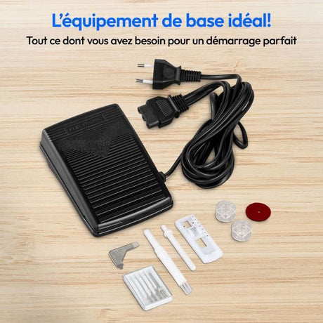 Machine a Coudre - MEDION - SM 70 - 71W - 12 Points - 700 tr/min – LED - Turquoise