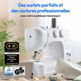 Machine a Coudre - MEDION - SM 60 - 62W - 24 Points + Points Doubles - 700 tr/min - LED - Blanc