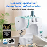 Machine ŕ Coudre - MEDION - SM 60 - 62W - 24 Points + Points Doubles - 700 tr/min - LED - Turquoise